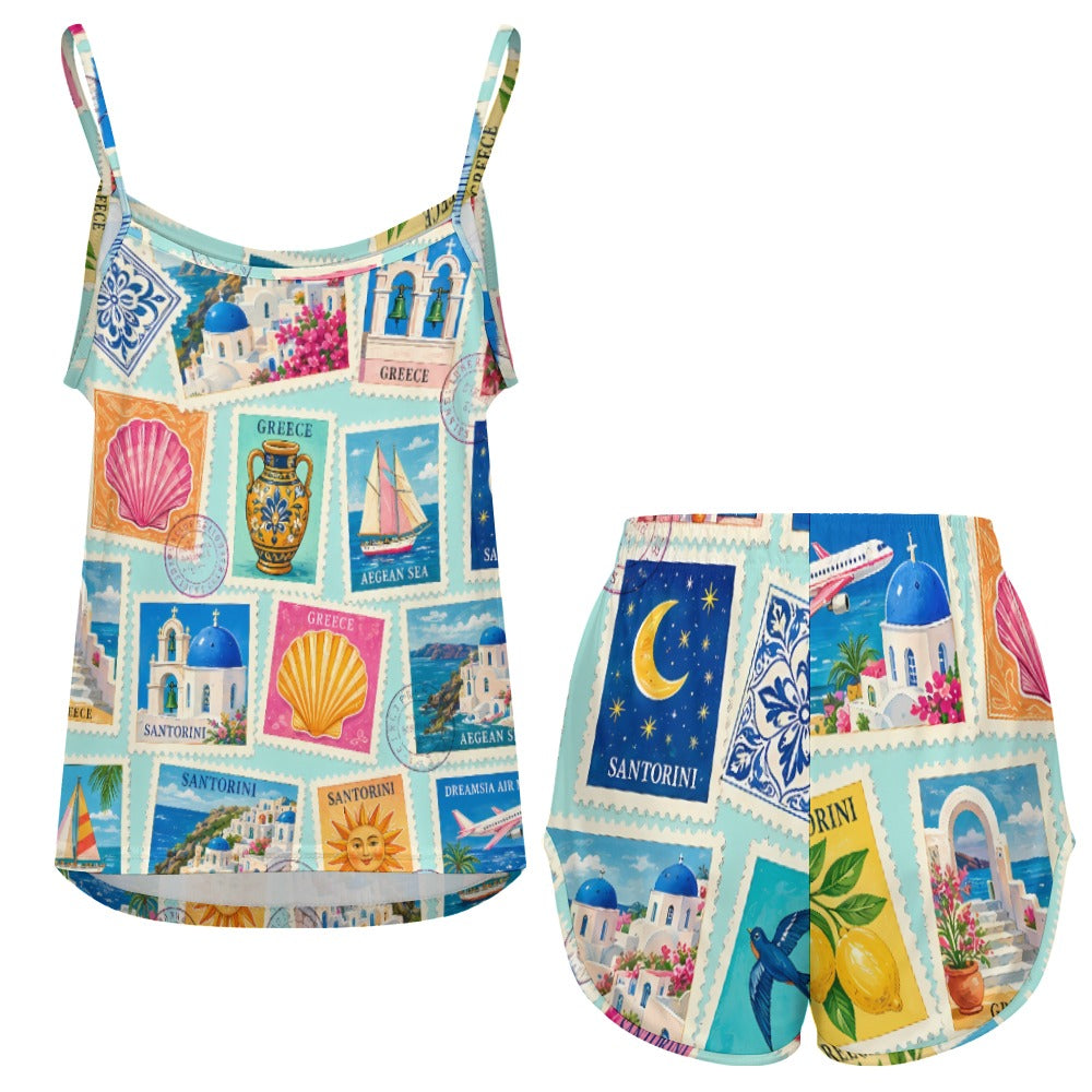 Strap pajama Set