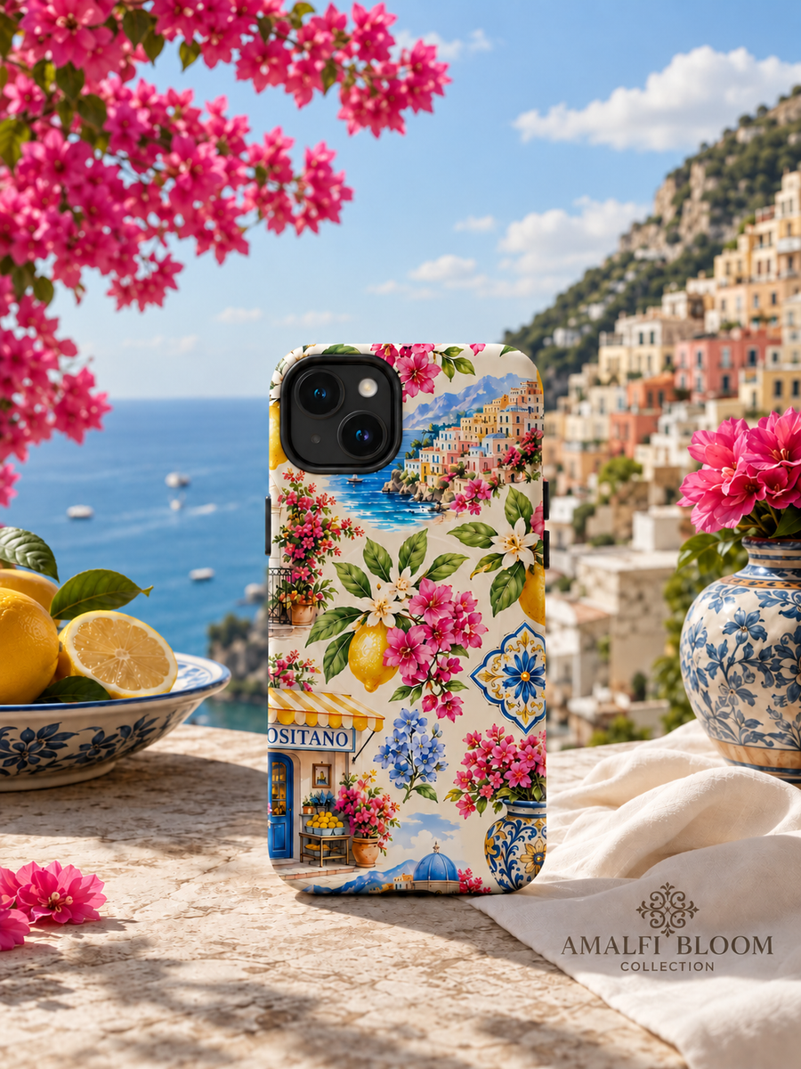 Amalfi Bloom case for iPhone® by Dreamsia