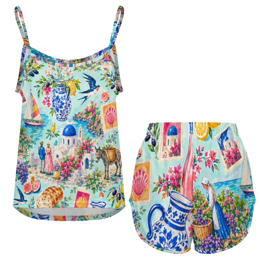 Strap pajama Set