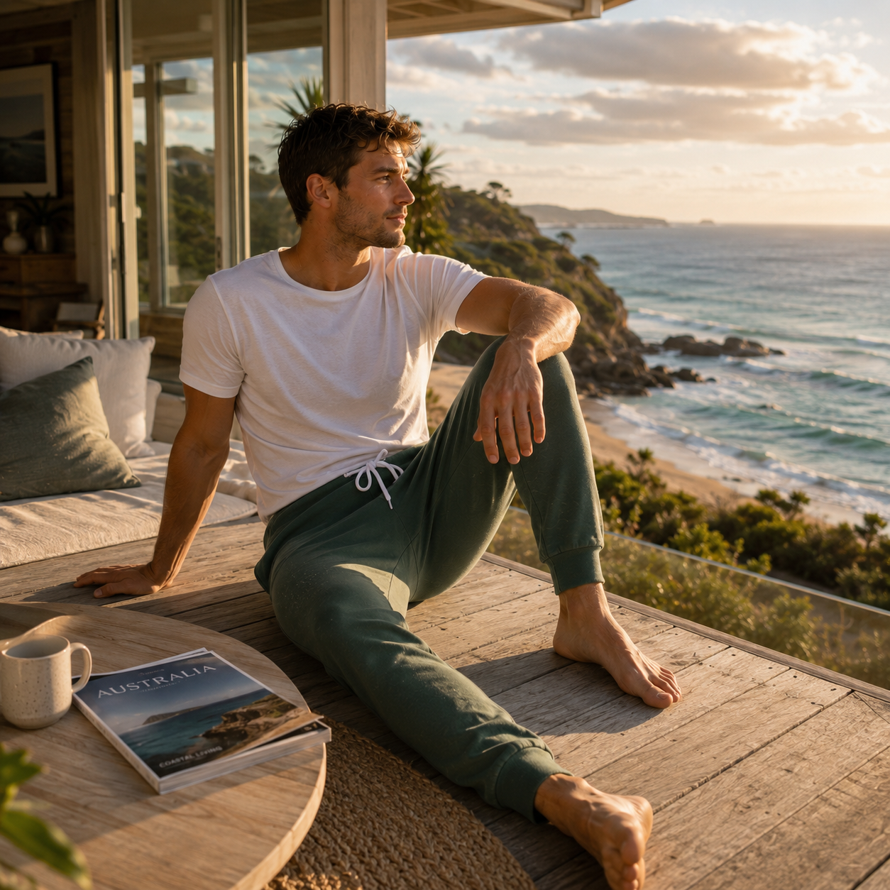 Down Under Dreamscape Adventure Joggers (eucalyptus green)