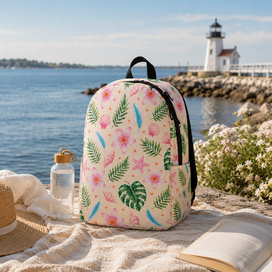 Coastal Cream Minimalist Backpack