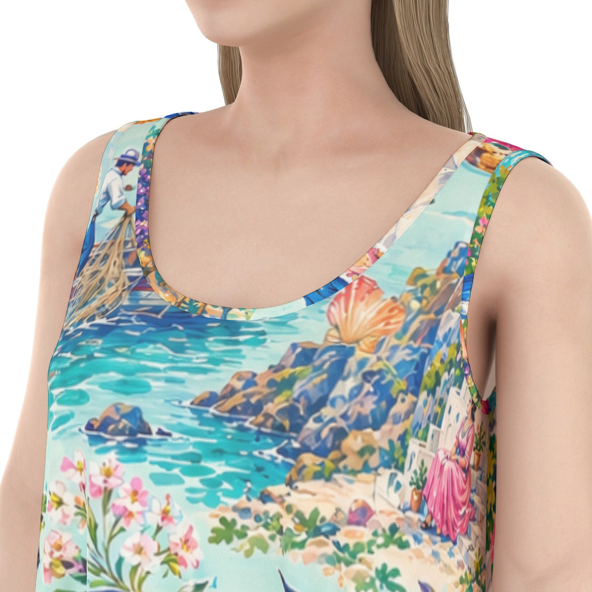 All-Over Print Women's Dress | 115GSM Rayon