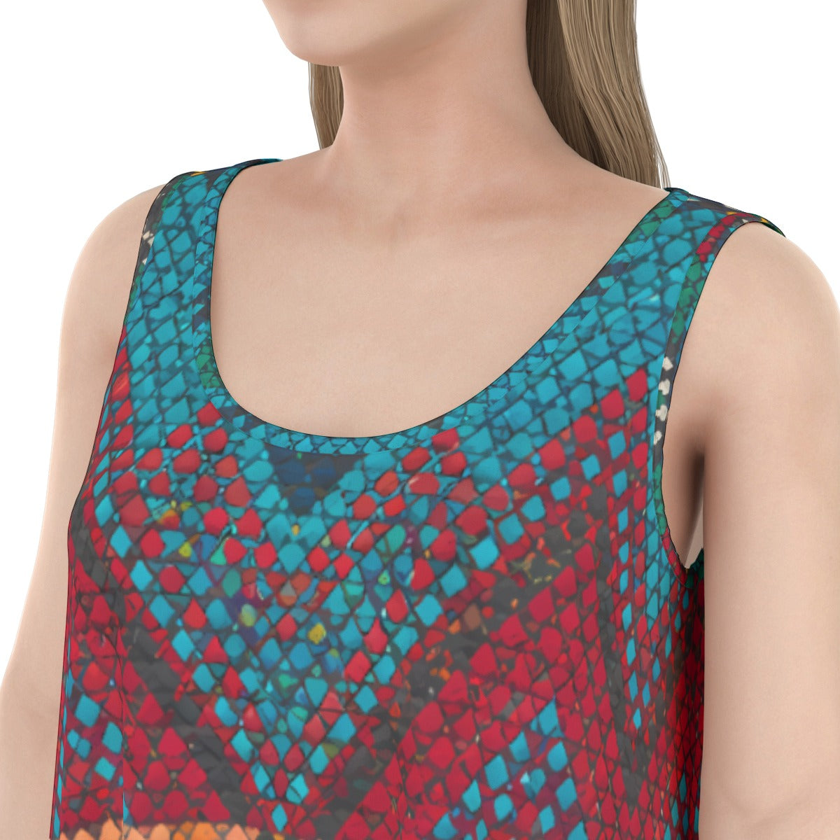 Serengeti Sun Savanna Maxi Dress by Dreamsia, fifth view