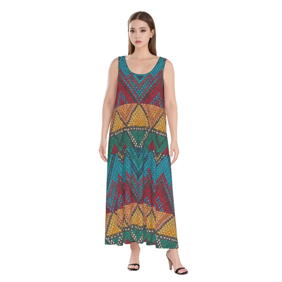 Serengeti Sun Savanna Maxi Dress by Dreamsia