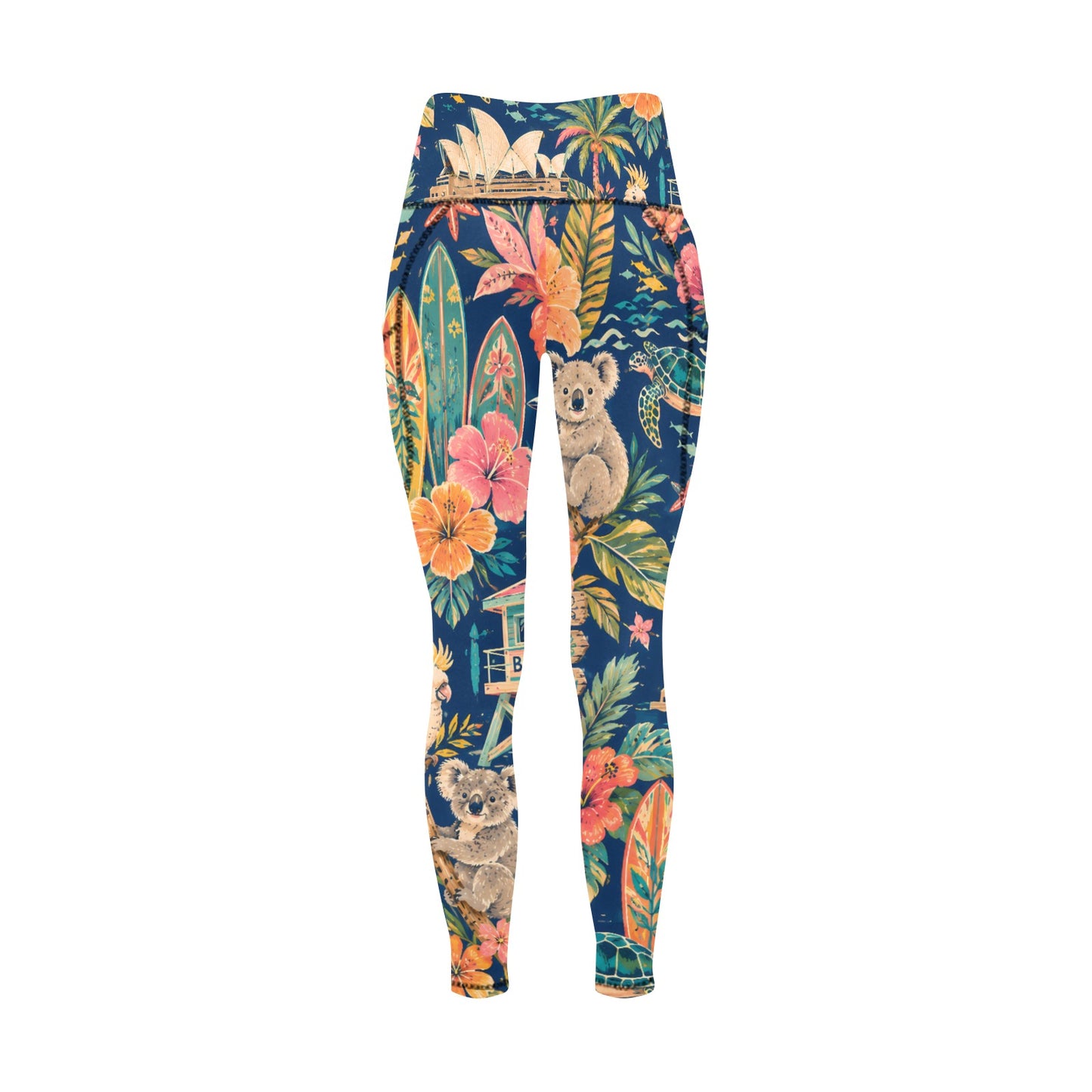 Down Under Dreamscape Leggings with Pockets