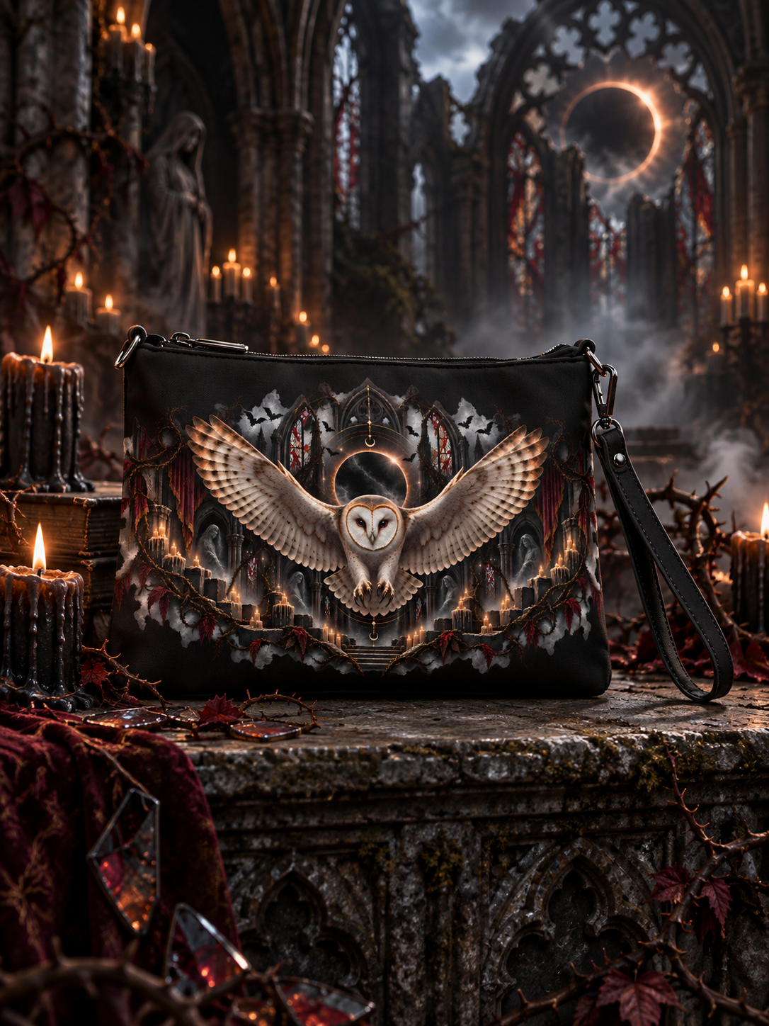 Ember Veil Crossbody Bag