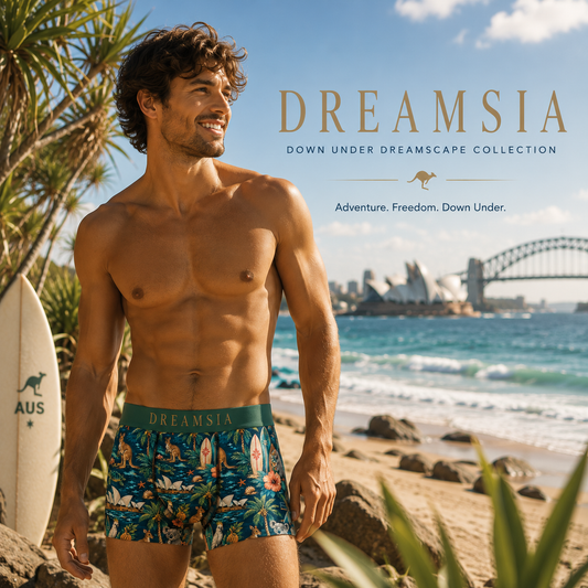 Down Under Dreamscape Men's Boxer Briefs