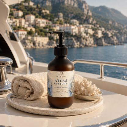Atlas Riviera Skin Hand Cream, lifestyle photo