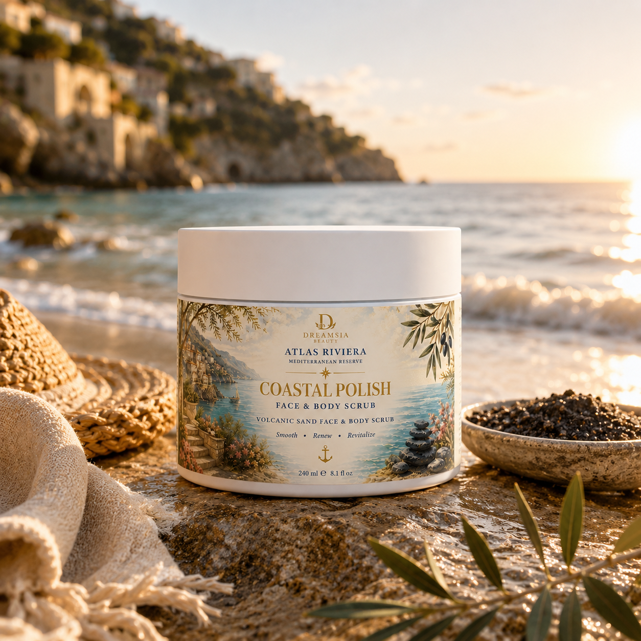 Atlas Riveria Coastal Polish Face and Body Scrub