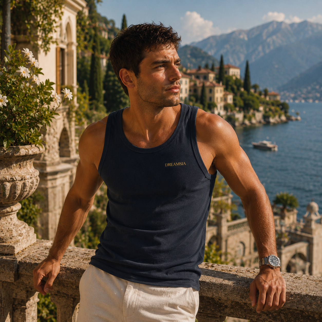 Men's Royal Blue Tank Top