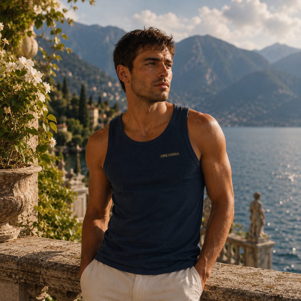 Men's Royal Blue Tank Top
