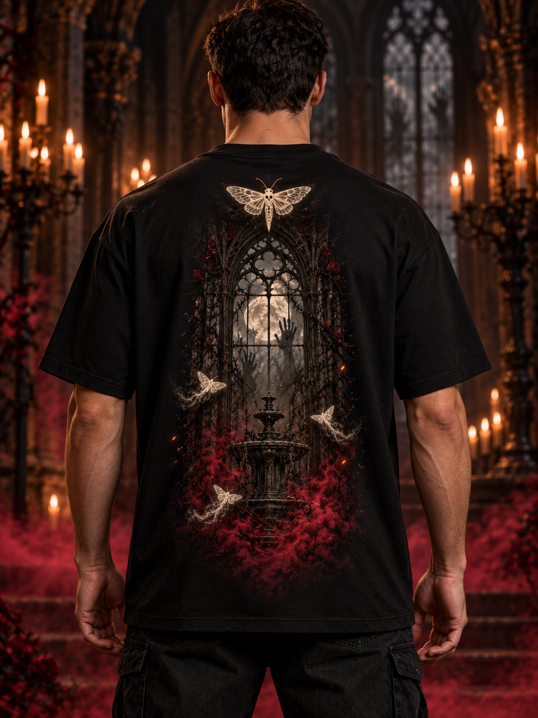 All-Over Print Men's Oversize Short Sleeve T-Shirt|180GSM COTTON