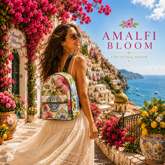 Amalfi Bloom PU Backpack