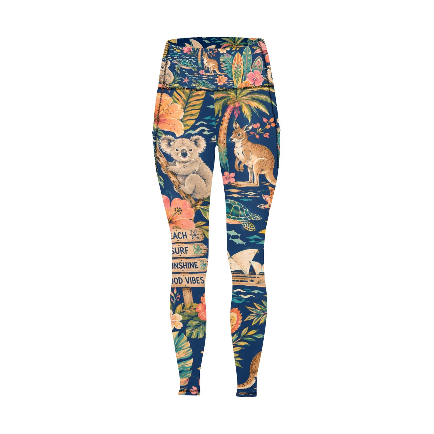 Down Under Dreamscape Leggings with Pockets