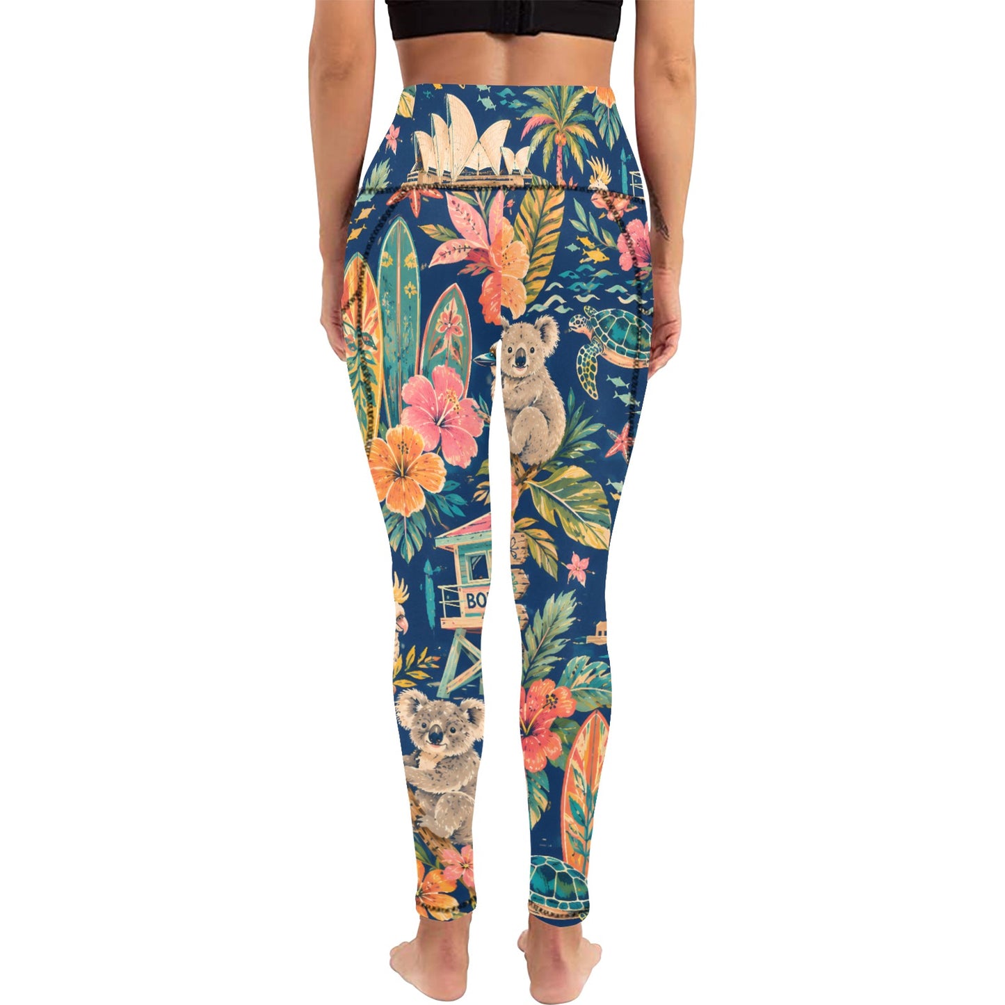 Down Under Dreamscape Leggings with Pockets