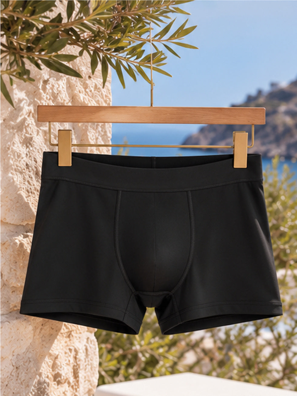 After Hours Boxer Briefs | Product hanging on wooden hanger