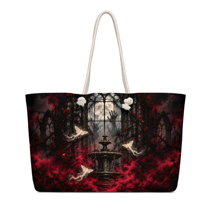 Santorini Getaway Weekender Bag by Dreamsia